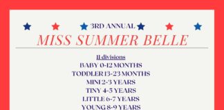 Registration open for 3rd annual Miss Summer Belle Pageant; pageant set for July 12
