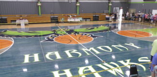 Hawk Fest celebrates community, new gymnasium floor at Harmony