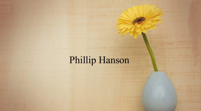 Obituary: Phillip Hanson