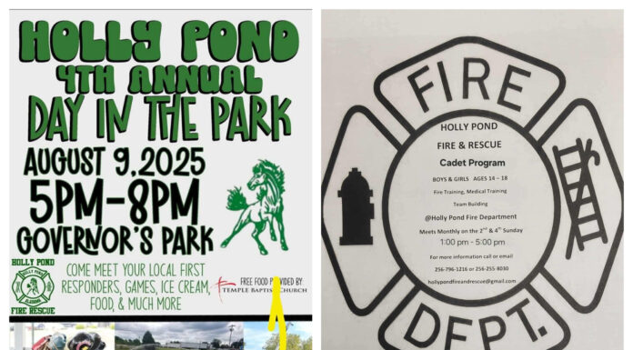 Holly Pond happenings: Fire & Rescue Cadets fundraiser, Day in the Park