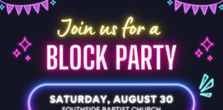 Southside Baptist hosting community Block Party Aug. 30