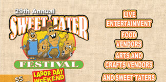 29th annual Sweet Tater Festival, Fairview Lions Club Labor Day Celebration this weekend