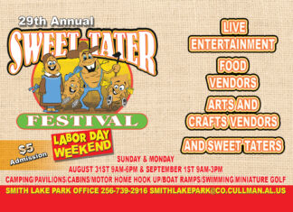 29th annual Sweet Tater Festival, Fairview Lions Club Labor Day Celebration this weekend