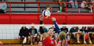 PREP VOLLEYBALL: Vinemont sweeps tri-match with J.B. Pennington, Corner