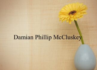 Obituary: Damian Phillip McCluskey