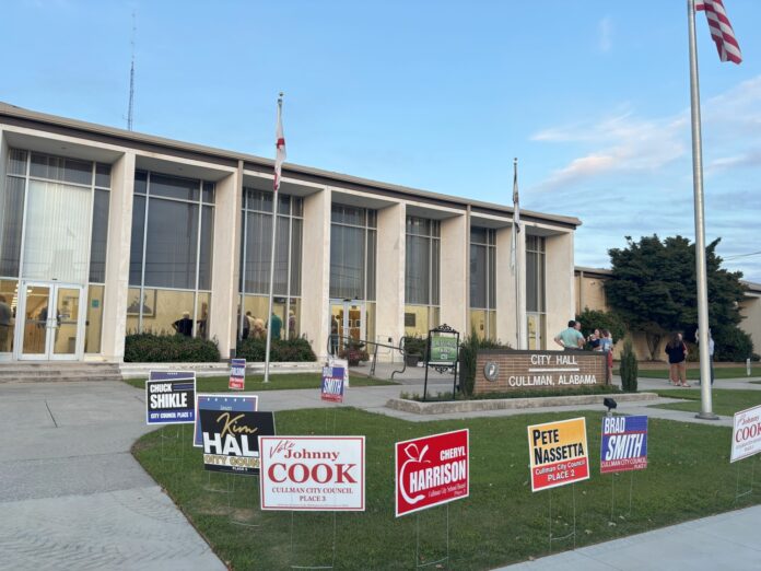Cullman City Hall is seen on Tuesday, Aug. 26, 2025. (Lauren Estes/The Cullman Tribune)
