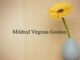 Obituary: Mildred Virginia Gordon