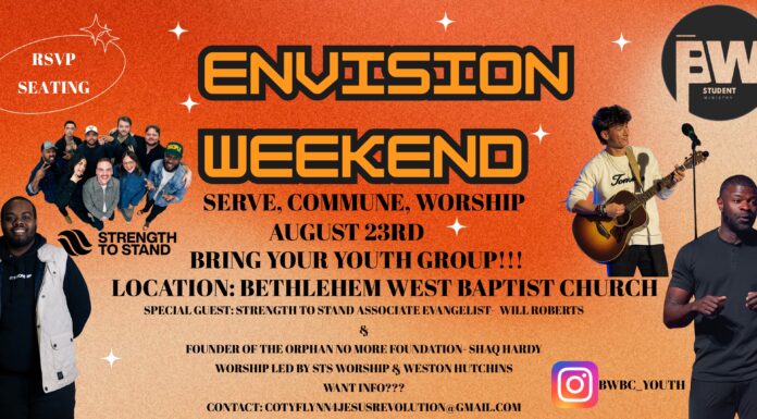 FAITH: Envision Weekend coming Aug. 23