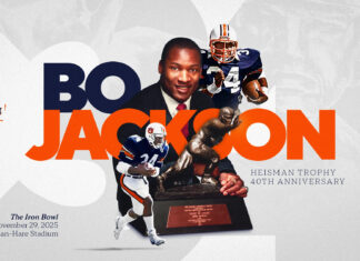 Auburn to honor Bo Jackson at Iron Bowl to commemorate 40th anniversary of Heisman Trophy season