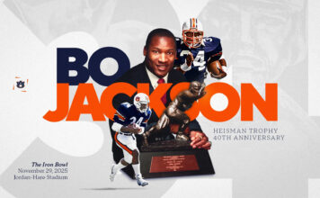 Auburn to honor Bo Jackson at Iron Bowl to commemorate 40th anniversary of Heisman Trophy season