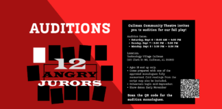 ’12 Angry Jurors’ auditions begin this week