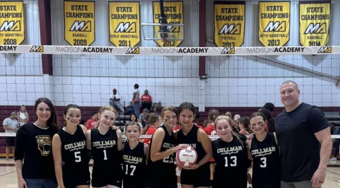 CLASH OF THE TIANS: Cullman Gold 6th grade volleyball team earns runner up finish at Regional Tournament