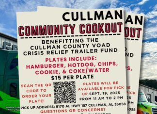 Get your plate now! United Way Cullman Community Cookout Sept. 19