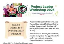 Operation Christmas Child leadership workshop coming this month