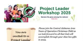 Operation Christmas Child leadership workshop coming this month