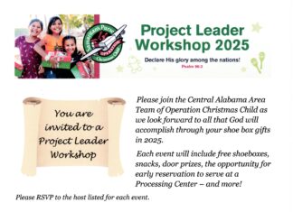 Operation Christmas Child leadership workshop coming this month