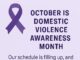Victim Services announces local events for Domestic Violence Awareness Month in October