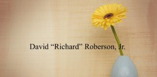Obituary: David “Richard” Roberson, Jr.
