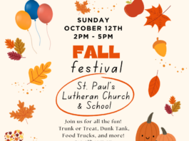St. Paul’s hosting community Fall Festival Oct. 12