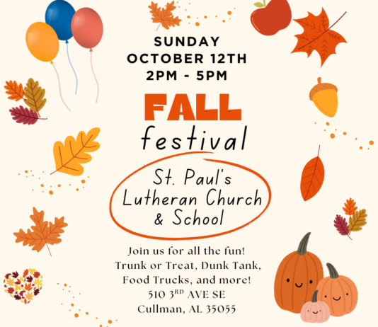 St. Paul’s hosting community Fall Festival Oct. 12