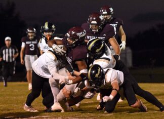 PREP FOOTBALL: West Point handles Hayden 42-12