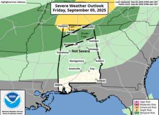 A few storms possible this evening into Saturday