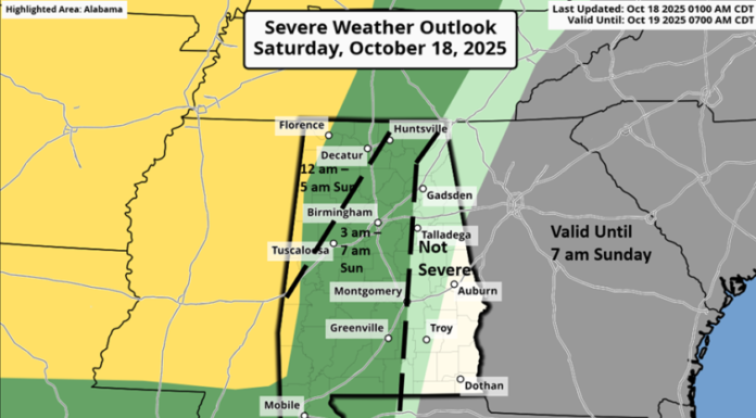 Possible severe weather threat beginning late tonight