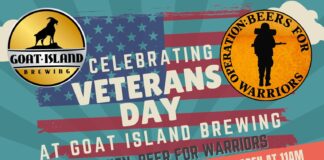 Goat Island Brewing holding ‘Operation: Beer for Warriors’ Nov. 8