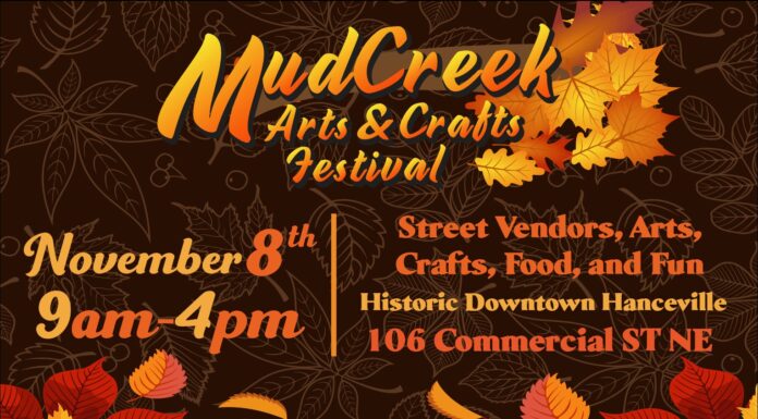 15th annual Mud Creek Arts & Crafts Festival set for Nov. 8 in downtown Hanceville