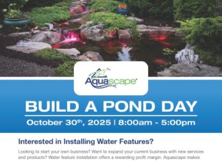 ProWorx to host hands-on ‘Build a Pond Day’ Oct. 30