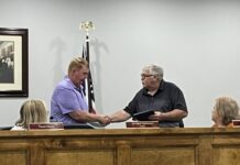 Baileyton council recognizes Calloway, Griffin