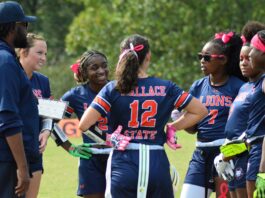 WSCC FLAG FOOTBALL: Lions collect dominant wins over Lurleen B. Wallace, Bishop State