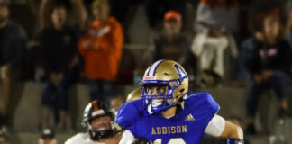 PREP FOOTBALL: No. 7 Addison hammers Meek 61-22