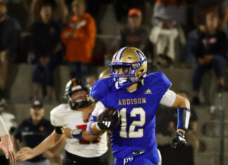 PREP FOOTBALL: No. 7 Addison hammers Meek 61-22