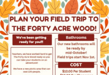 The 40 Acre Wood opening for field trips