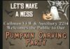 VFW and Auxiliary hosting pumpkin carving party Oct. 23