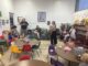 Learning about fire safety at the Shirley Burden Public Library