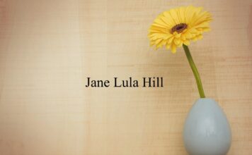 Obituary: Jane Lula Hill