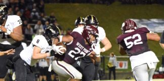 PREP FOOTBALL: West Point punches playoff ticket with 25-20 win over Ardmore