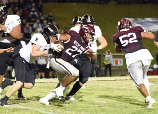 PREP FOOTBALL: West Point punches playoff ticket with 25-20 win over Ardmore