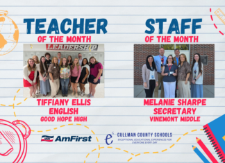Ellis, Sharpe named CCBOE/AmFirst Employees of the Month