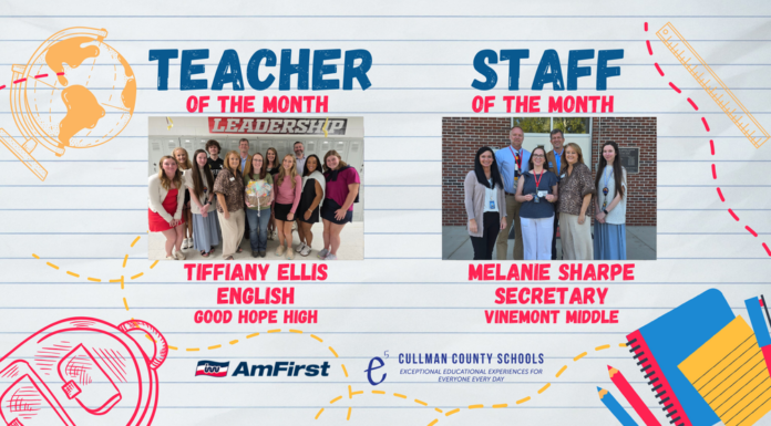 Ellis, Sharpe named CCBOE/AmFirst Employees of the Month