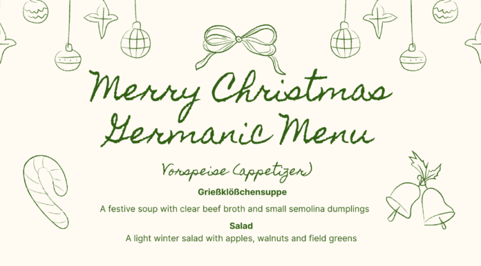 Recipe revival: A Germanic Christmas Day menu