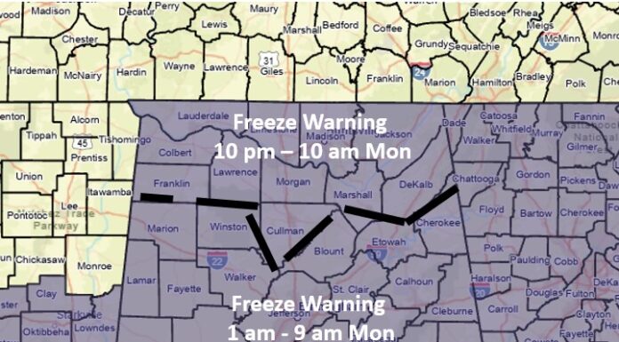 Record-breaking cold temperatures forecast Monday and Tuesday