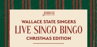 Jubilee hosting Singo Bingo fundraiser for Wallace State Singers Nov. 18 Jubilee Kitchen and Bar will host a Singo Bingo night on Nov. 18, at 6 p.m. as a fundraiser for the Wallace State Singers. (Jubilee Kitchen and Bar)
