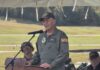 Heroism of the A-1 Skyraiders: Col. John Casper’s story highlight of Cullman Veterans Day Celebration Retired U.S. Air Force Col. John Casper speaks at the Cullman Veterans Day Celebration on Saturday, Nov. 1, 2025. (Gauge Day/The Cullman Tribune)