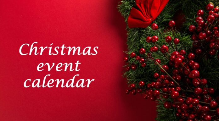 Christmas event calendar