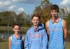 PREP CROSS COUNTRY: Vinemont makes school history at AHSAA State Championship Vinemont High School’s Cross Country team made school history at the 2025 AHSAA 3A State Championship Nov. 8, bringing home multiple All-State honors and record-breaking performances. Left to right are Aurellia Powell, Anakin Powell and Brady Johnson. (April Powell)