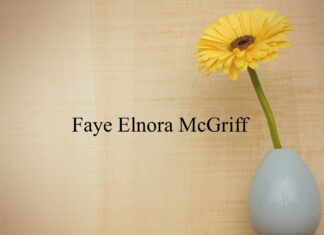 Obituary: Faye Elnora McGriff