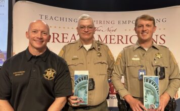 Whaley, Rainwater, Golden honored at Super Citizen ceremony  Left to right are Lt. Chad Whaley, Sgt. Jeff Rainwater and Deputy Blake Golden. (Cullman County Sheriff’s Office)